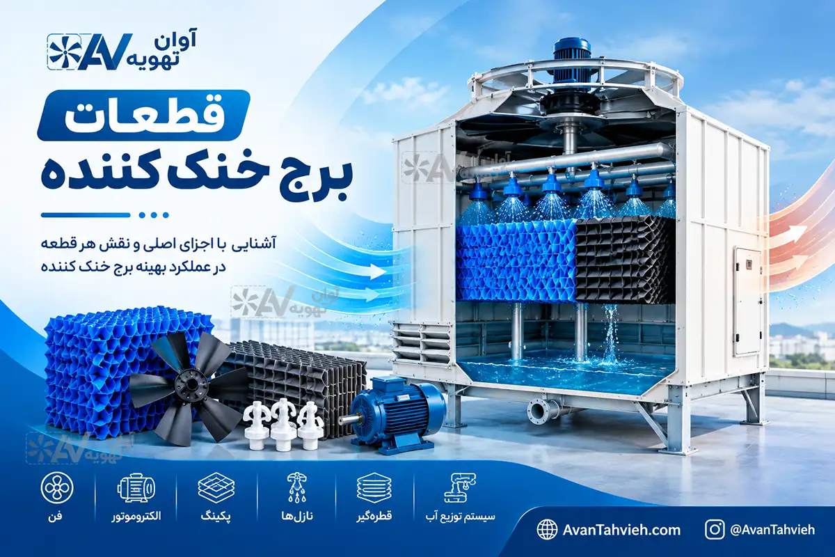 اجزای برج خنک کننده؛...